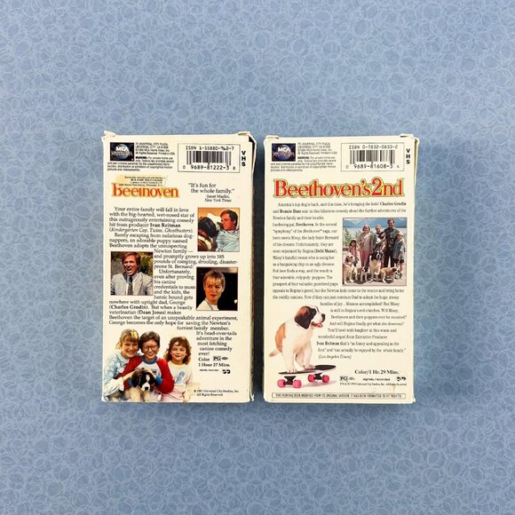 Beethoven 1&2 VHS Set –90s Family Classic – Vintage Dog Movies in Original Cases - Picture 4 of 7